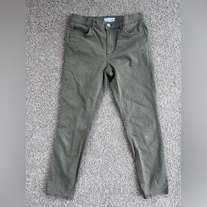 Olive Green LOFT Skinny Jeans